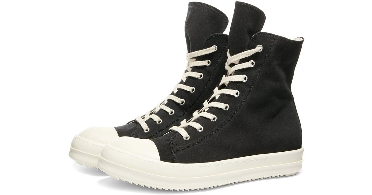 rick owens high top sneaker