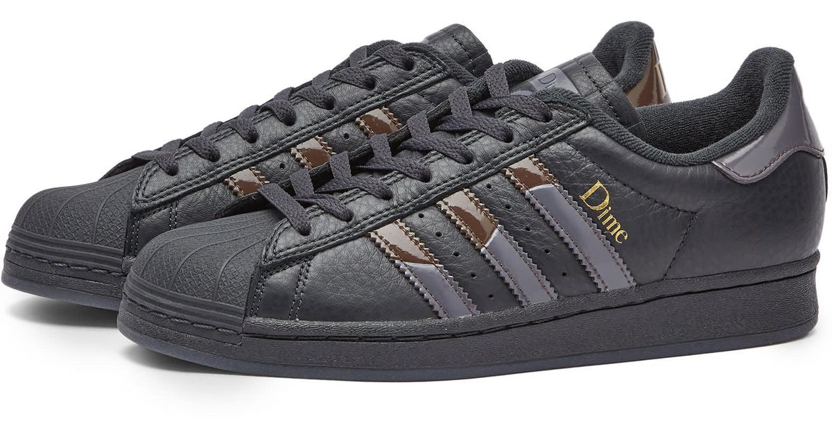 adidas X Dime Superstar Adv Sneakers in Grey | Lyst UK