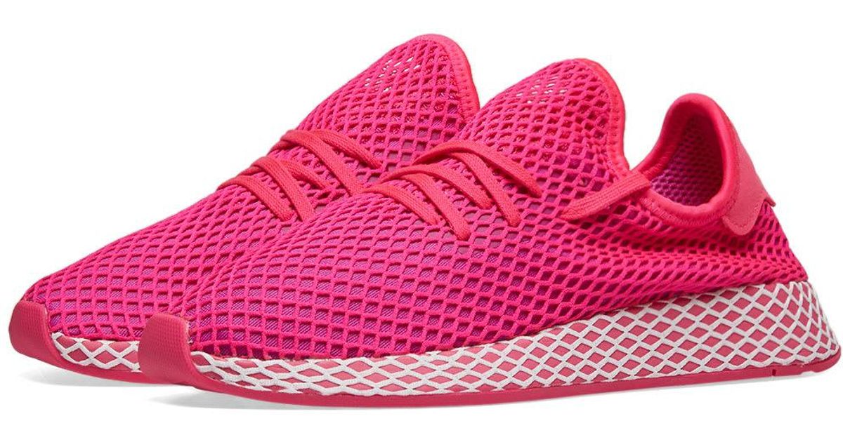deerupt runner adidas pink