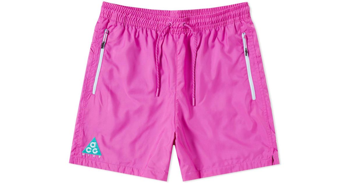 nike pink shorts