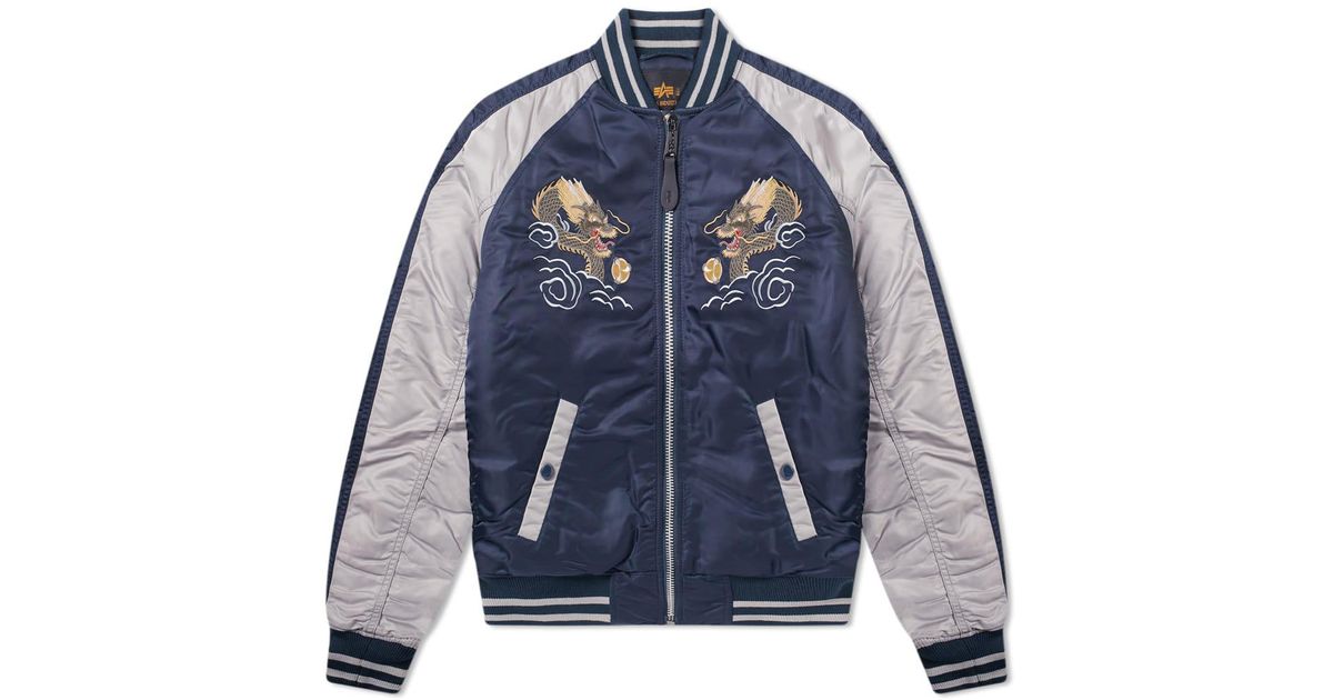 raw blue dragon jacket