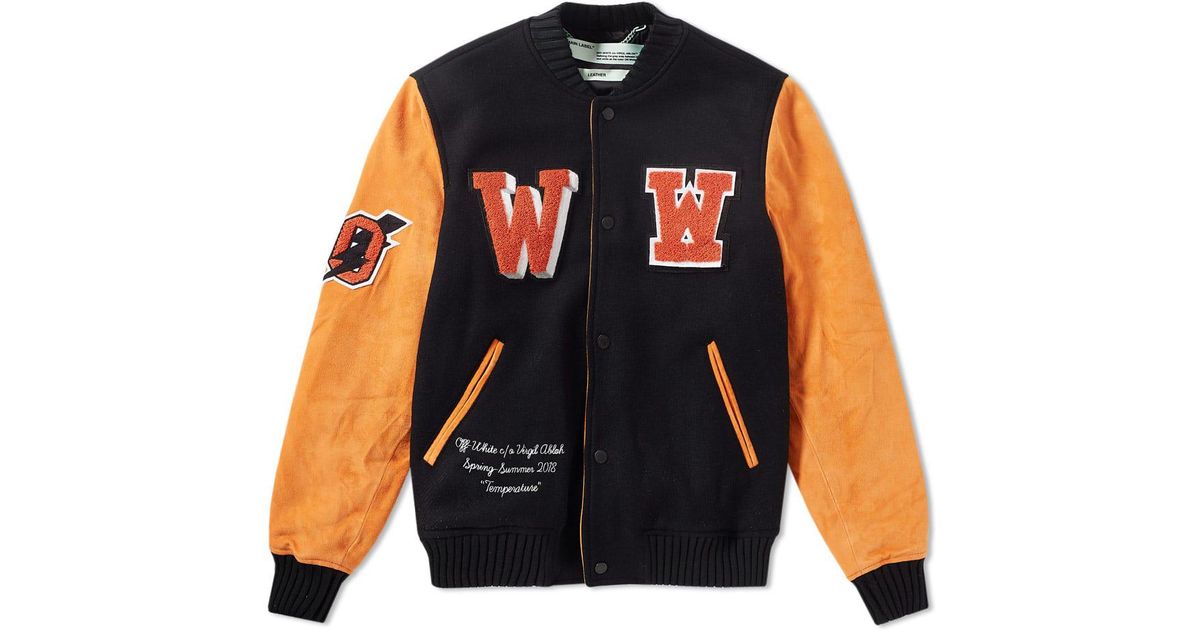 off white eagle temp jacket