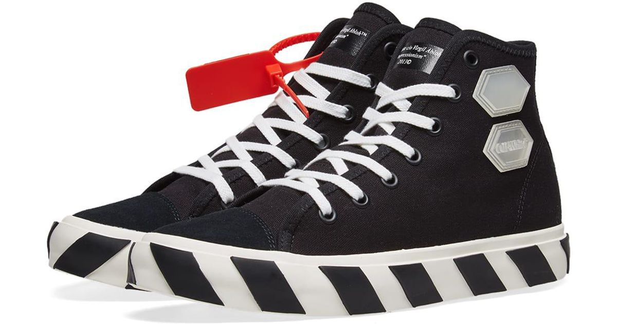 off white vulc high top white