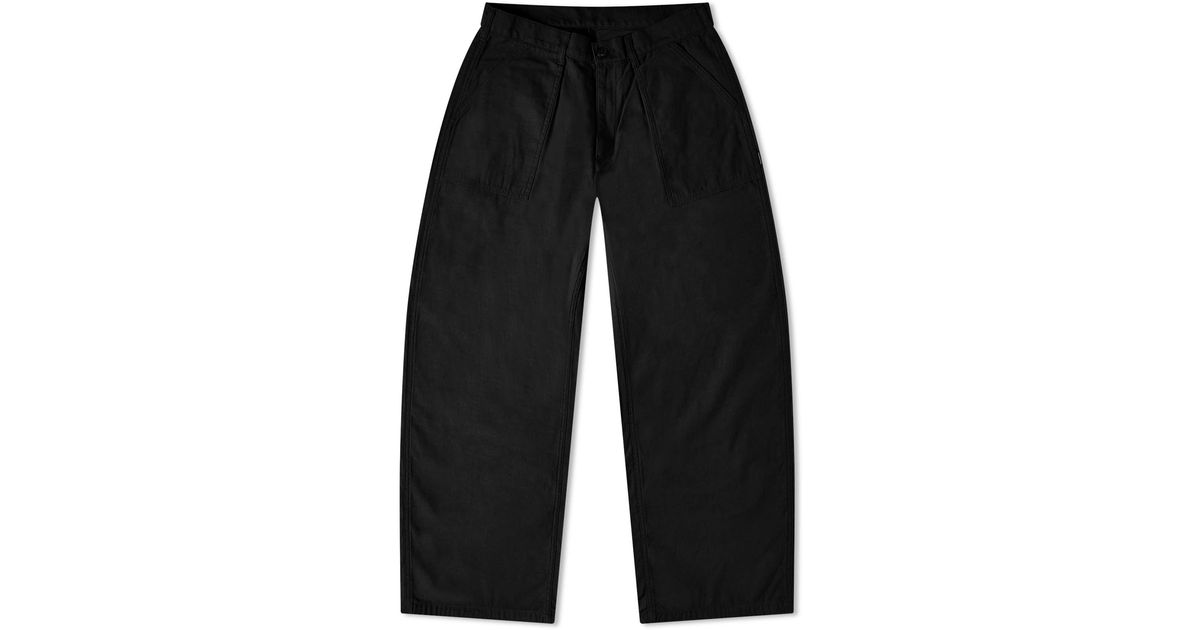 Neighborhood Wide Baker Trousers in Black for Men | Lyst UK
