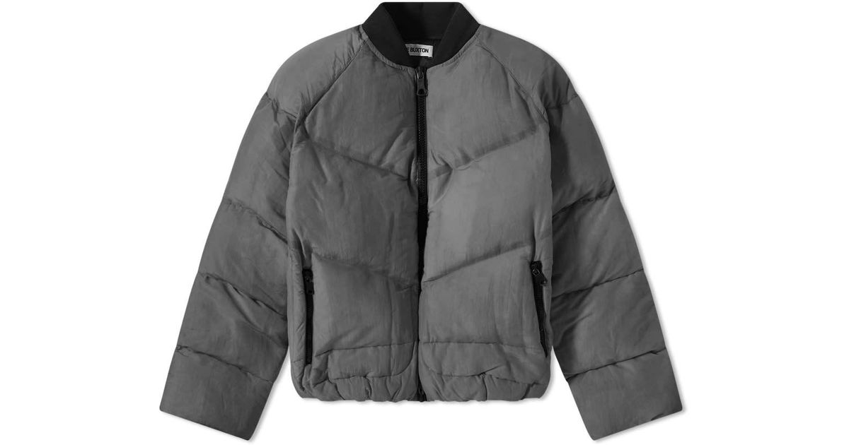 Cole Buxton Silk Insulated Bomber Jacket in Black for Men | Lyst