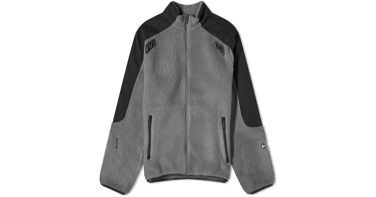 Très Bien - Nike NOCTA 8K Fleece Track Jacket Iron Grey / Black