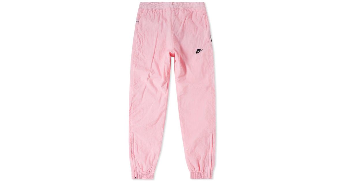 pink nike windbreaker pants