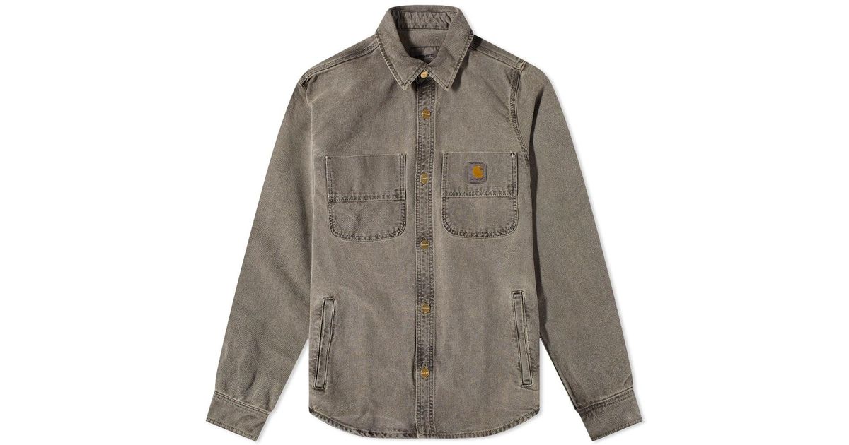 carhartt glenn shirt jacket