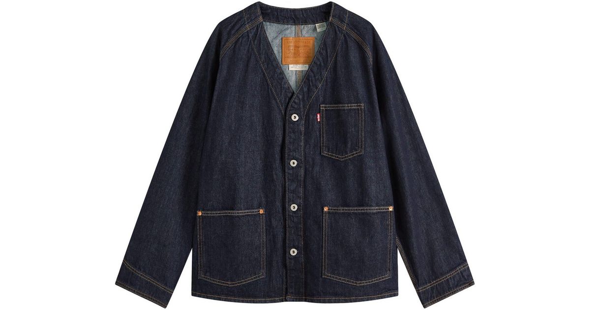 Levi's Tab Union Engineer Cardigan in Blue for Men | Lyst UK