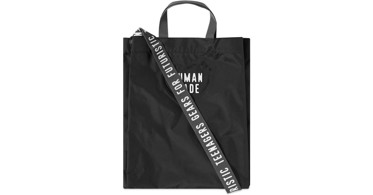 メール便可 2セットまで HUMAN MADE NYLON HEART 2-WAY TOTEす
