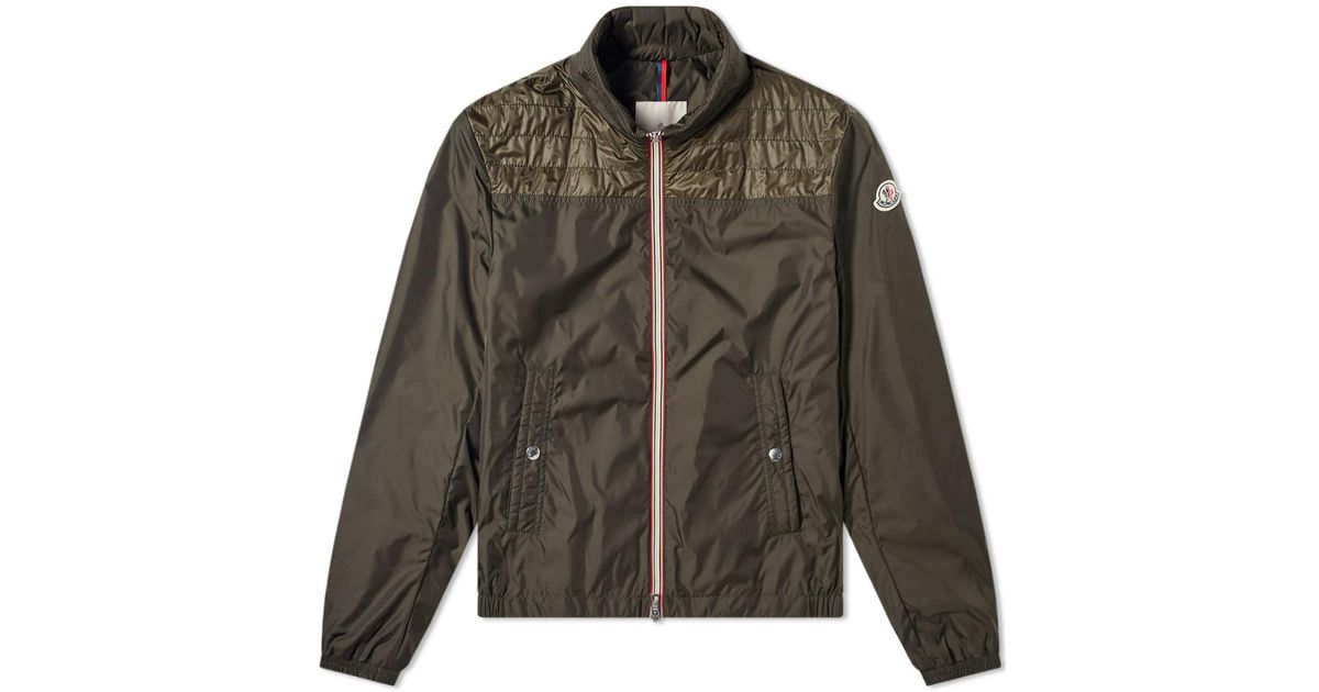 moncler nylon zip jacket