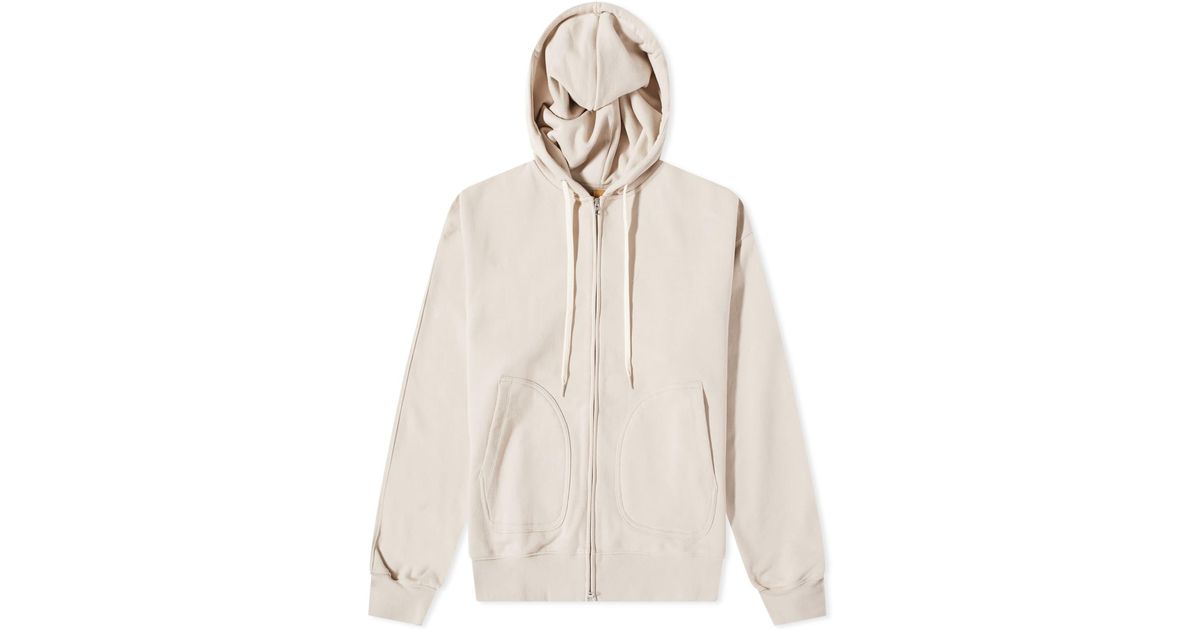 FRIZMWORKS Og Heavyweight Zip Hoody in Natural for Men | Lyst