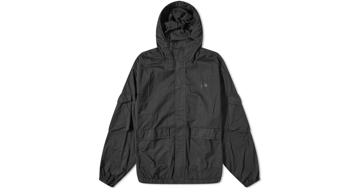 PATTA Garment Dye Nylon Jacket in Black for Men Lyst
