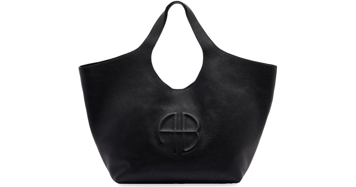 【関税込み】ANINE BING ブラック Lili トートバッグ LILI TOTE BLACK PEBBLED | Anine Bing | Tuchuzy