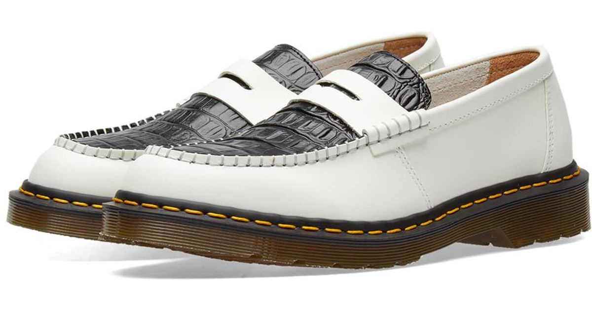 Dr. Martens Leather Dr. Martens X Stussy Penton Loafer in White for Men -  Lyst