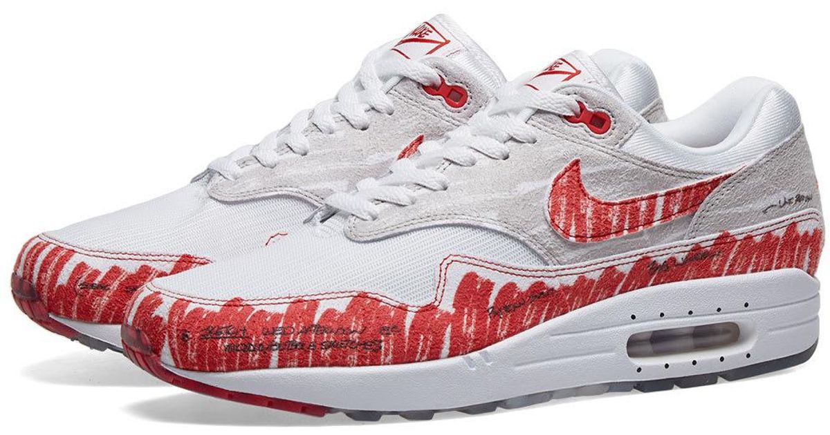 air max 1 sketch to shelf red
