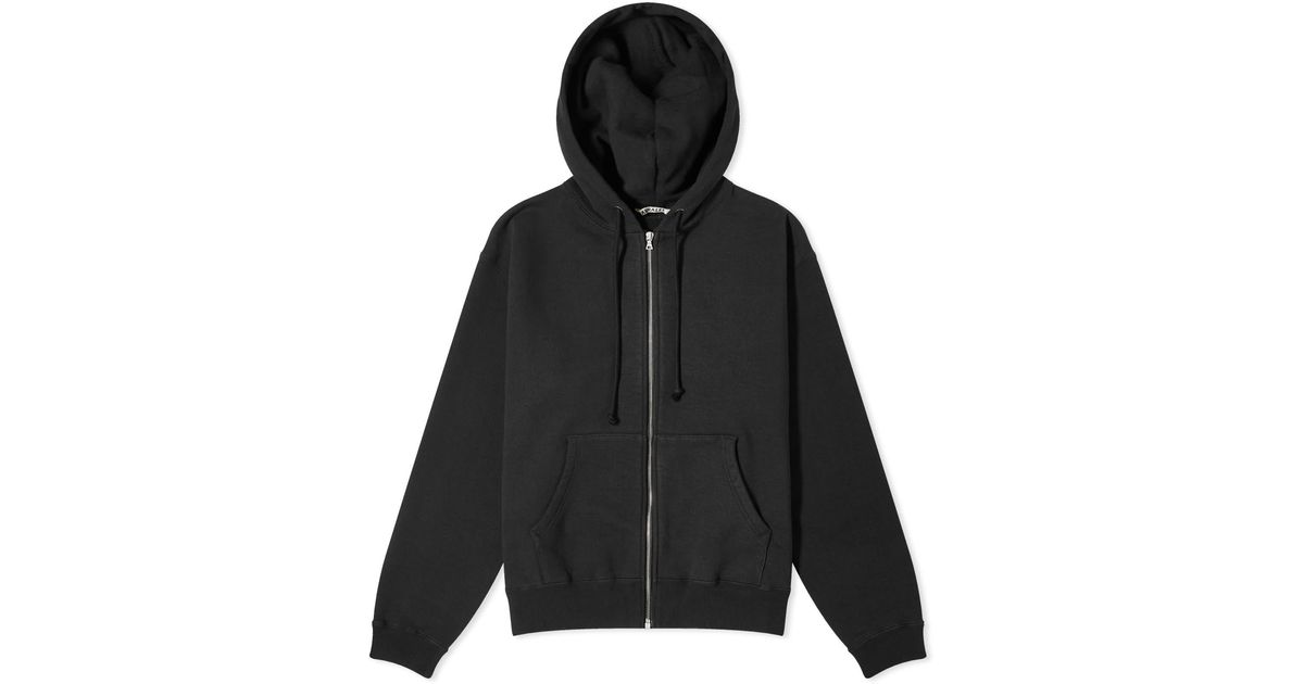 AURALEE Heavy Sweat Zip Hoody in Black for Men | Lyst