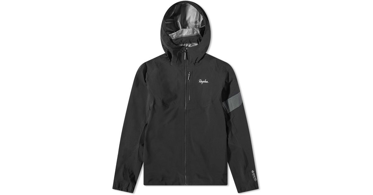 Rapha Gore Tex Infinium Trail Hybrid Jacket in Black for Men | Lyst