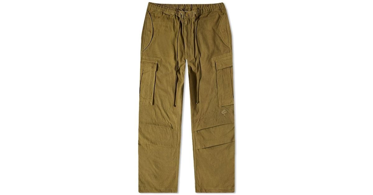 STORY mfg. Peace Cargo Pant in Green for Men | Lyst