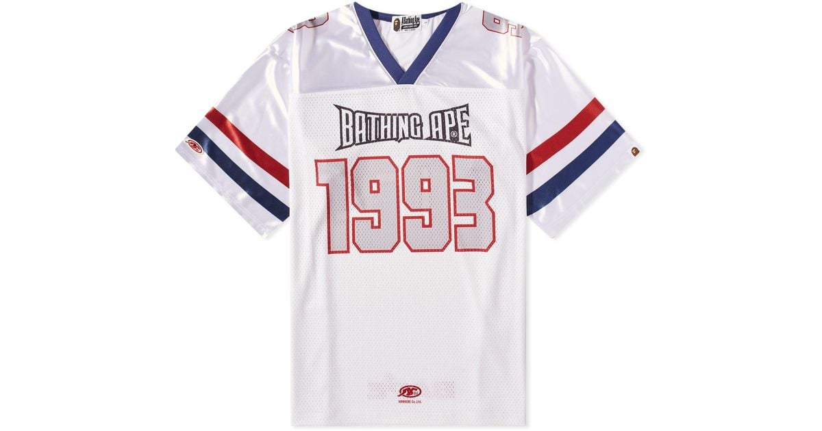 Bape football hot sale jersey