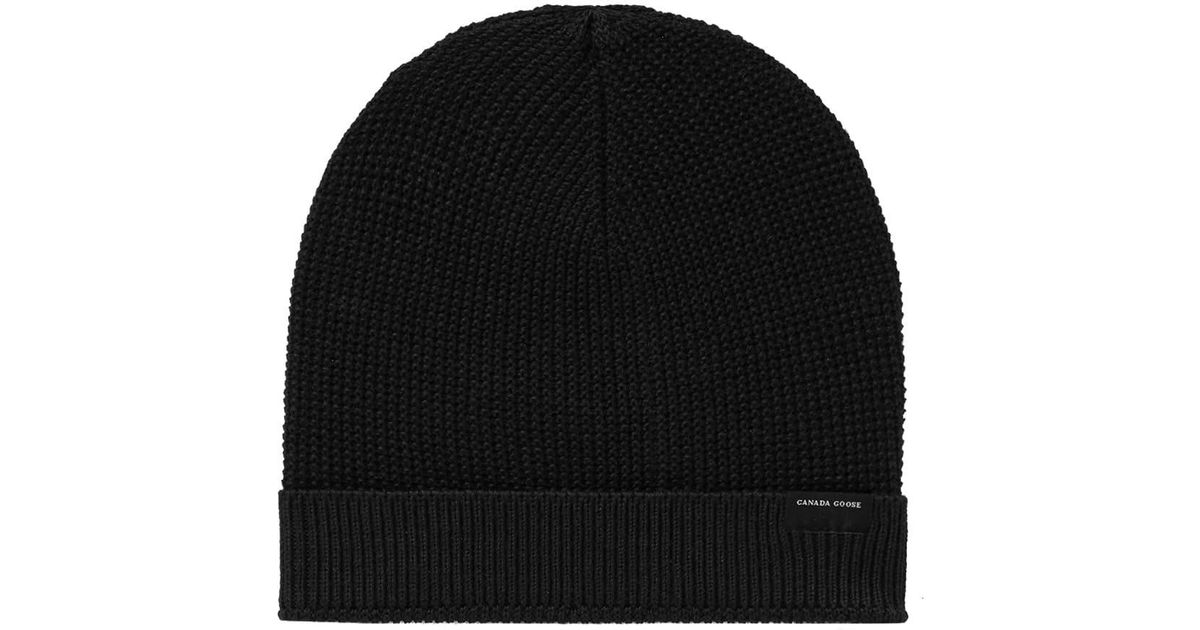 canada goose waffle slouchy beanie