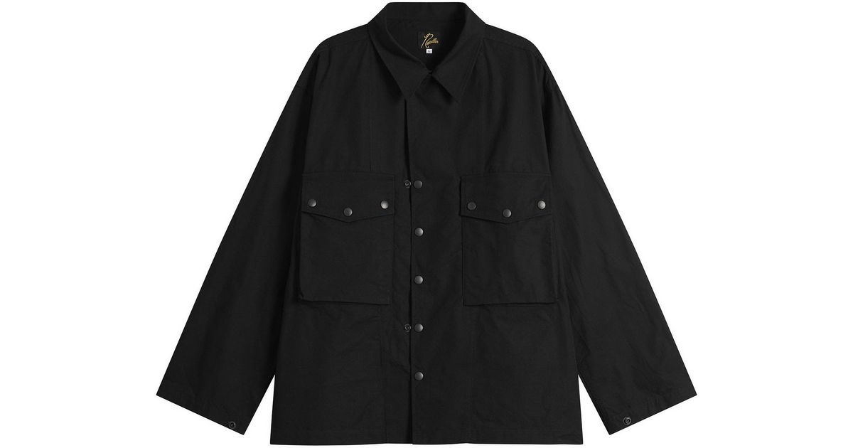 Needles Cotton Ripstop Field Jacket in Black for Men | Lyst
