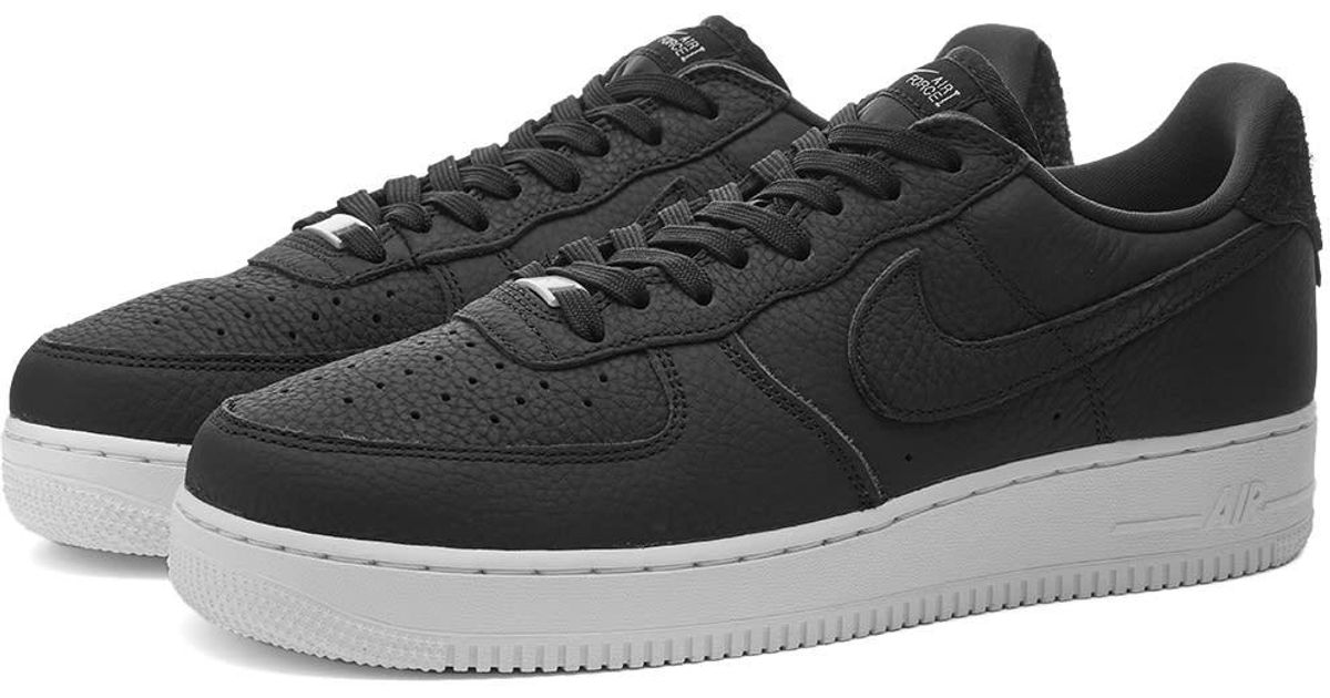 Nike Leather Air Force 1 07 Craft in Black for Men - Lyst