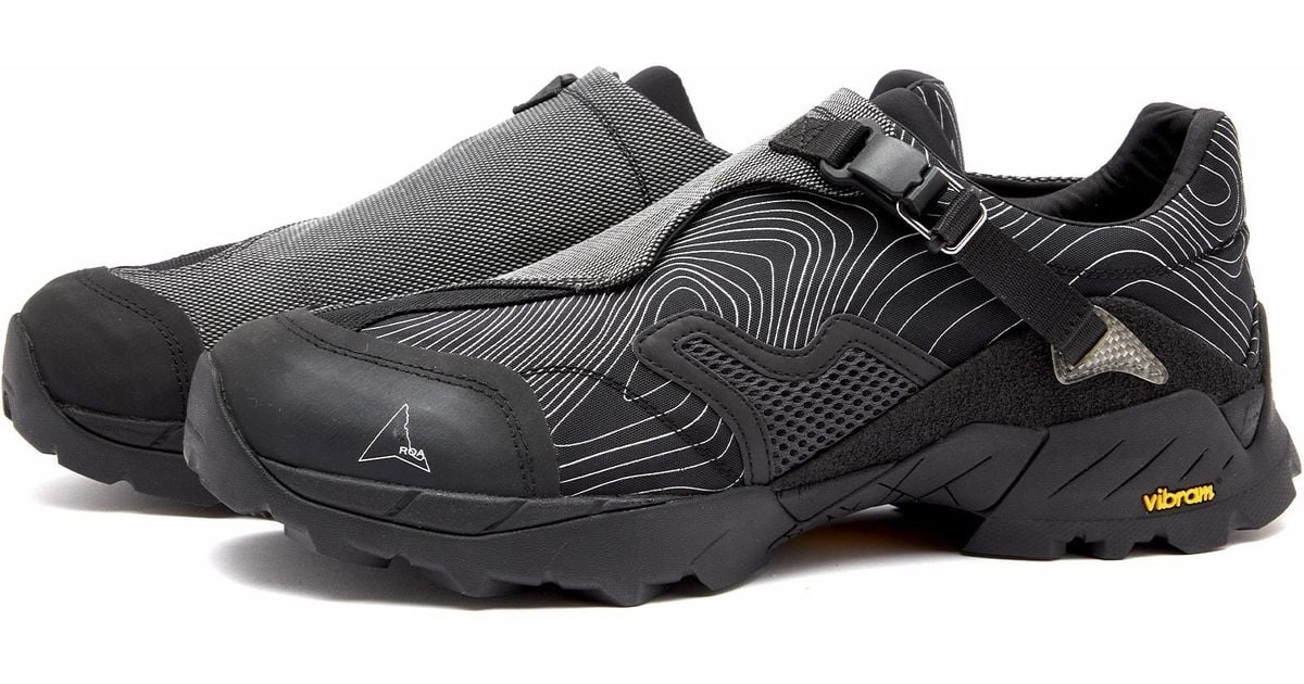 Roa Minaar Strapped Hiking Sneakers in Black for Men | Lyst