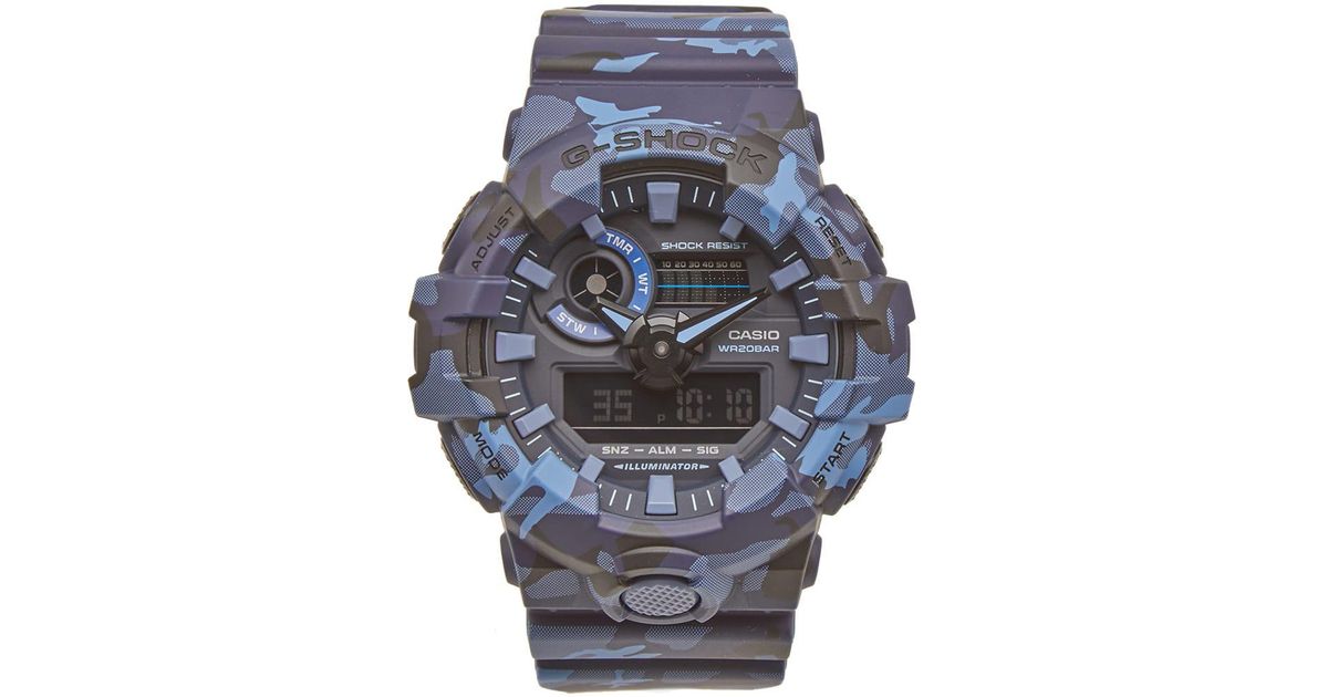 g shock blue camo