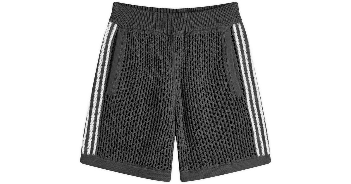 adidas Clot Crochet By Ec Shorts in Black | Lyst
