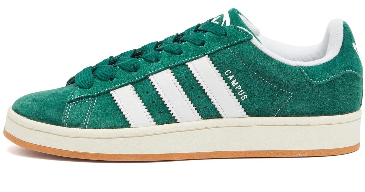adidas gazelle silver green womens adidas Originals Campus 00s - Dark Green/Ftw White/Off White - Trainers