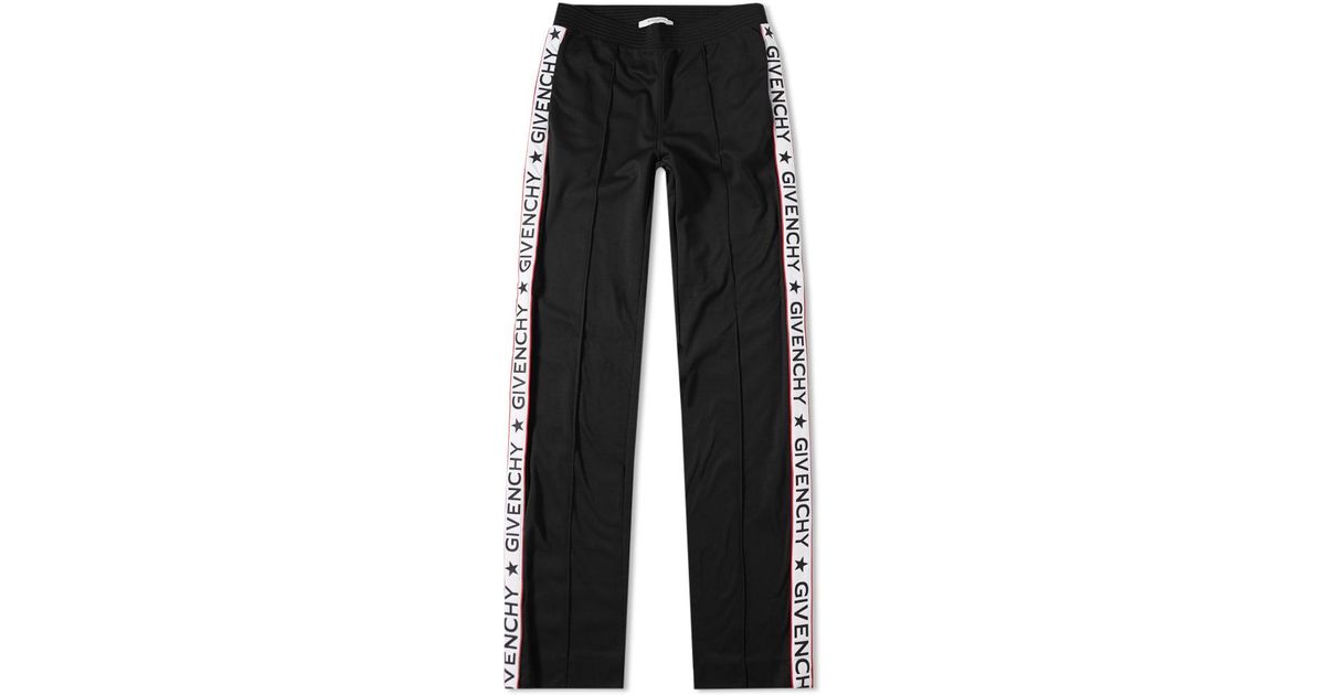 Black Logo-print cotton-jersey track pants | Givenchy | MATCHESFASHION US