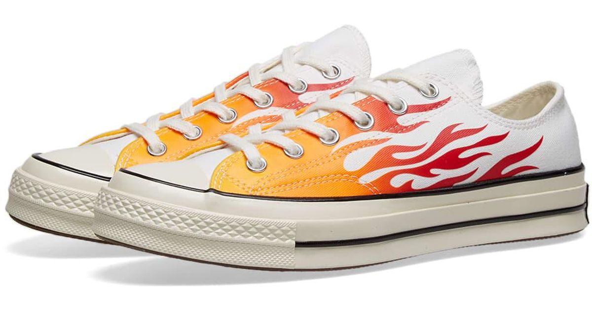 converse chuck taylor 1970s ox flames