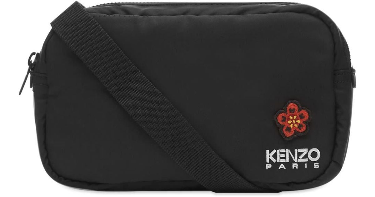 Kenzo Paris Kenzo Nylon Cross Body Bag in Black for Men Lyst