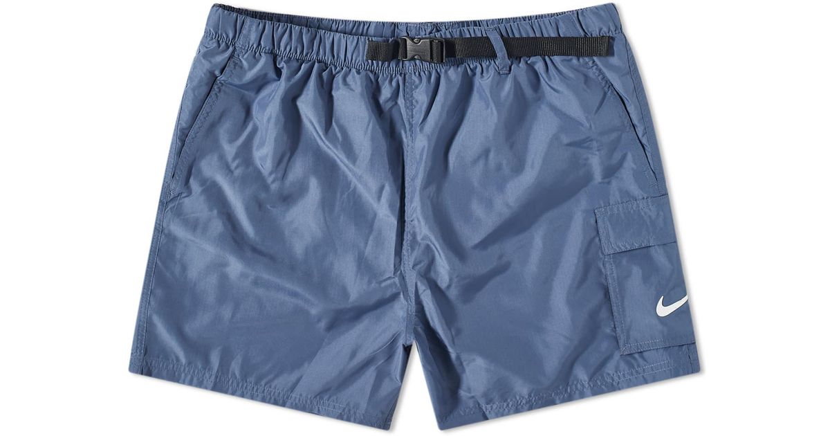 Nike Belted 5" Volley Short in Blue for Men Lyst