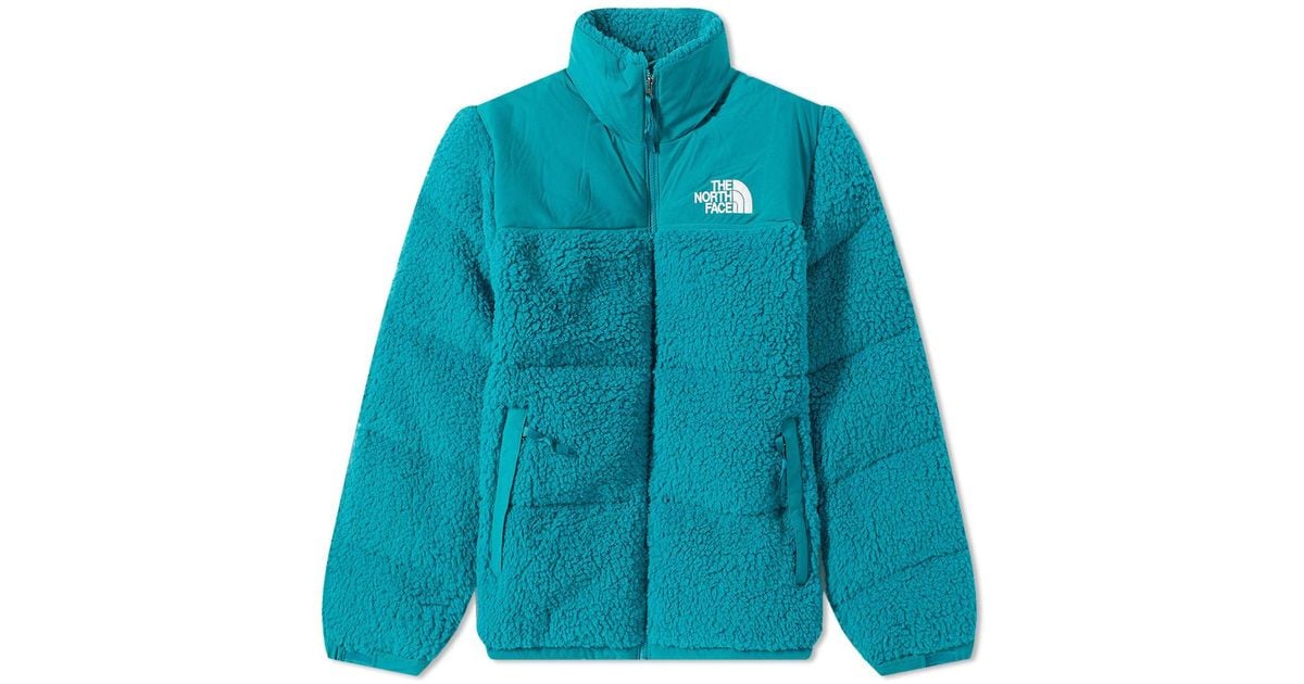 The North Face Sherpa Nupste Jacket in Blue for Men | Lyst
