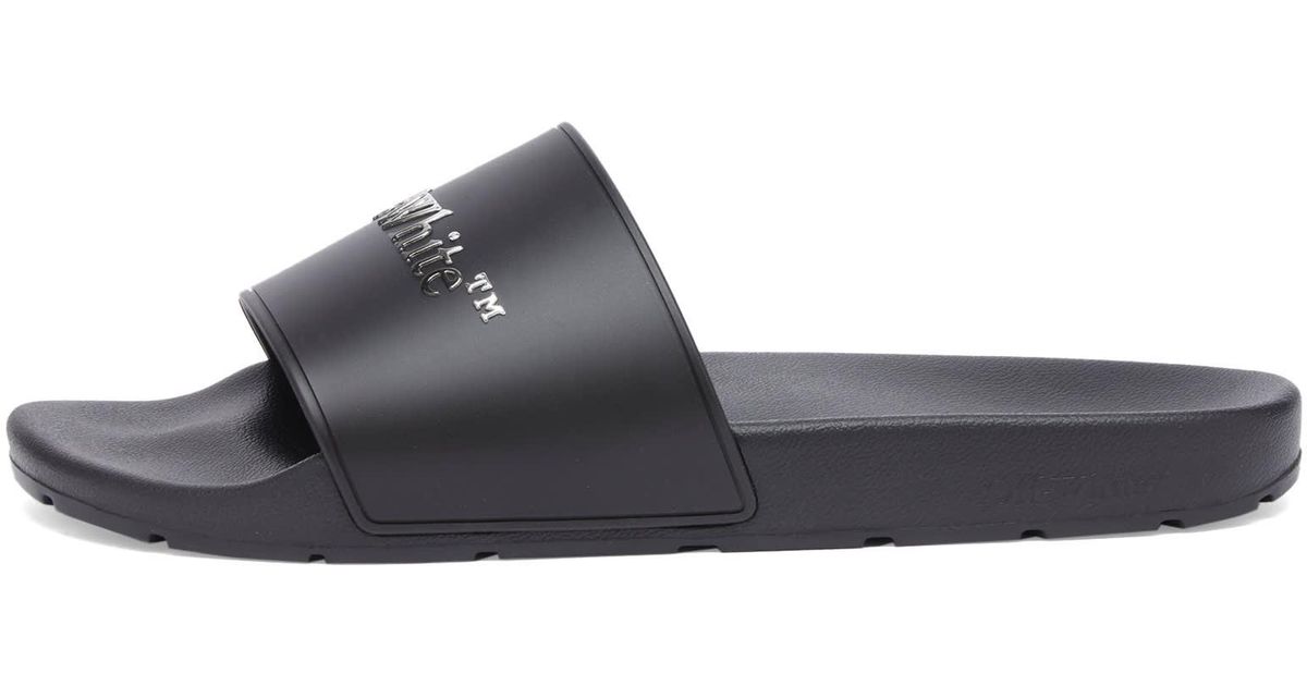 Off-White c/o Virgil Abloh Bookish Gradient Sliders in Blue