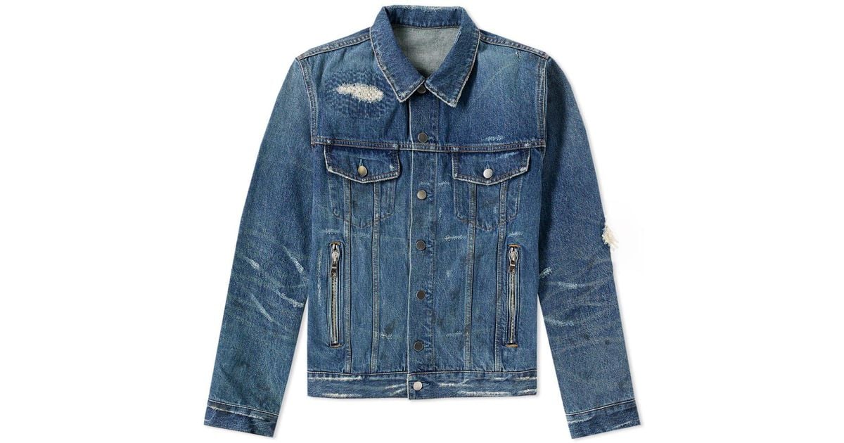 balmain jeans jacke