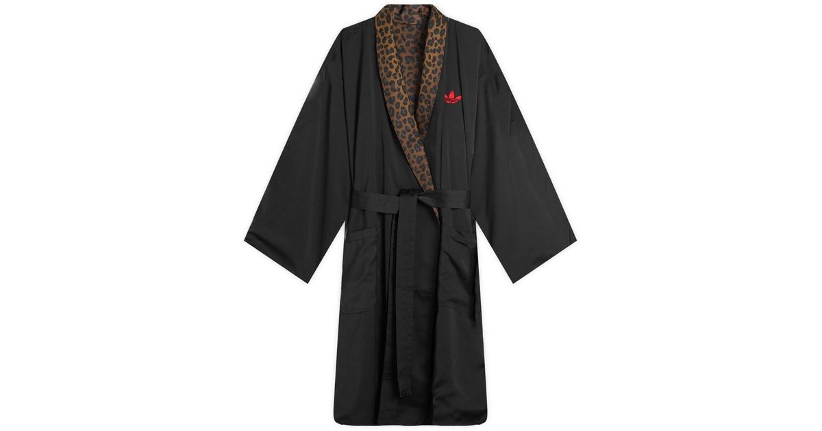 adidas Graphic Boxing Robe in Black for Men | Lyst