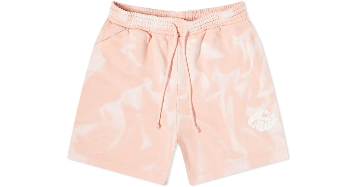 Holzweiler Musan Logos Shorts in Pink | Lyst