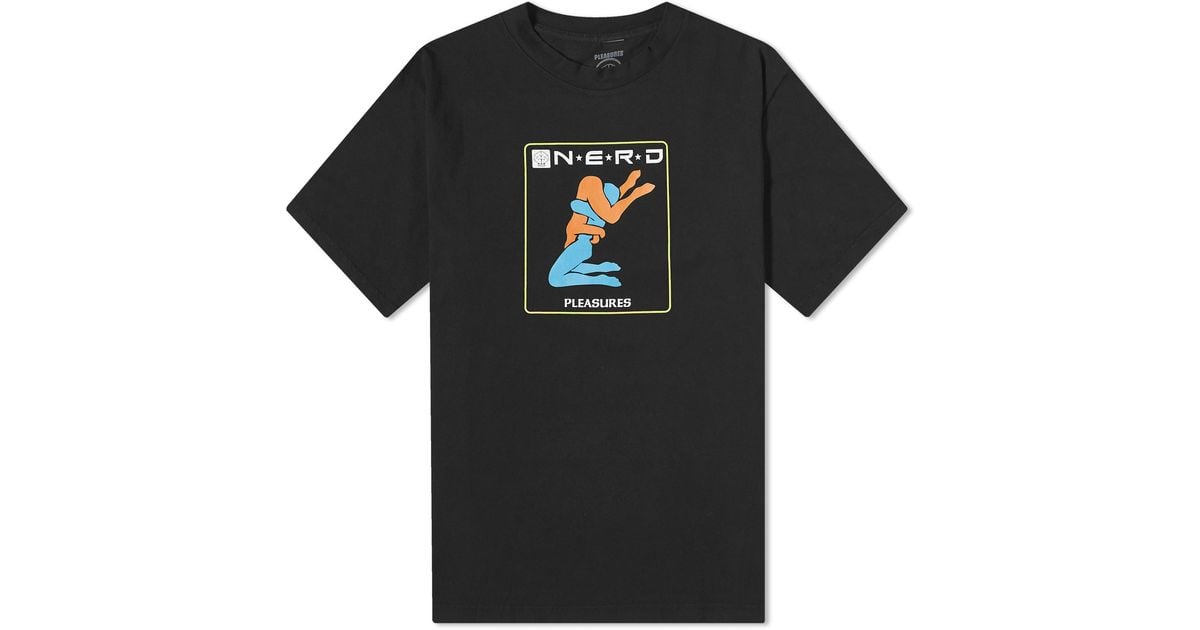 【PLEASURES】 N.E.R.D. X PLEASURES PROVIDER T-SHIRT Black T-shirts PLEASURES x N.E.R.D Provider T-Shirt Black | Footshop