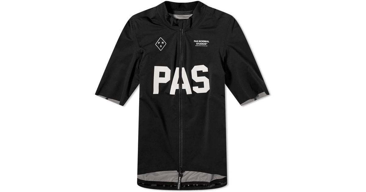 Pas Normal Studios Pas Mechanism Pro Rain Jersey in Black