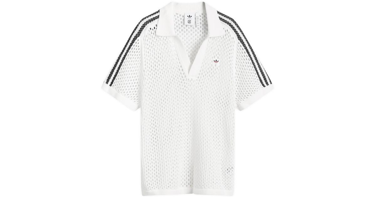 adidas Clot Crochet By Ec Polo in White | Lyst adidas Clot Crochet By Ec Polo in White | Lyst