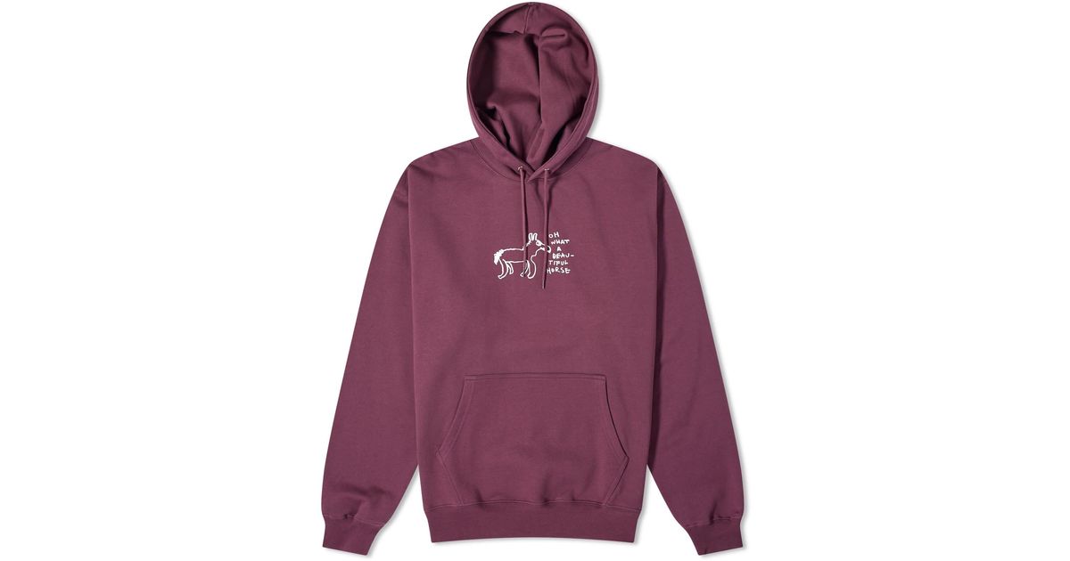 POLAR SKATE Beautiful Horses Hoodie in Purple for Men Lyst