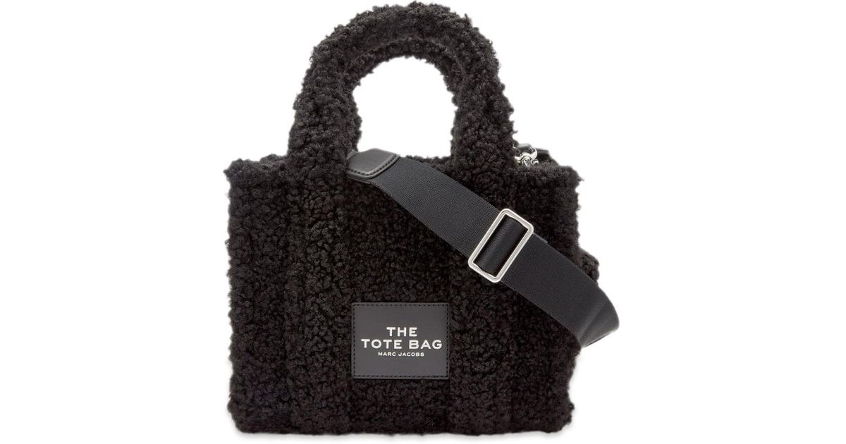 Marc Jacobs The Teddy Mini Tote Bag in Black | Lyst