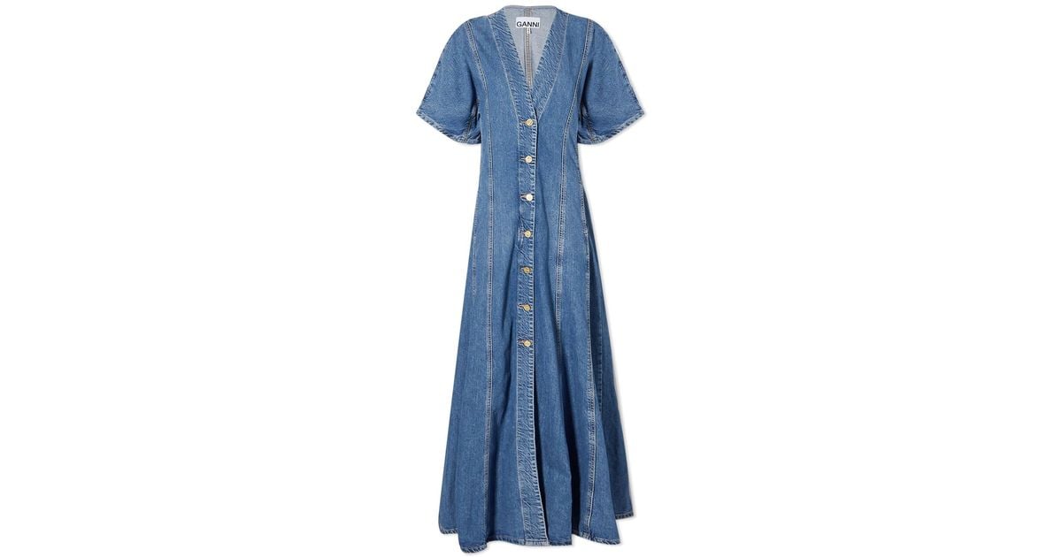 chinese dress ladies Future Denim Maxi Dress