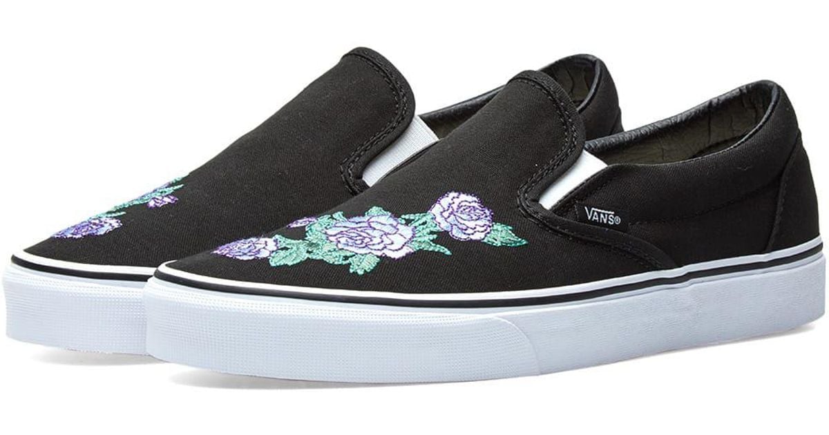 classic vans with roses