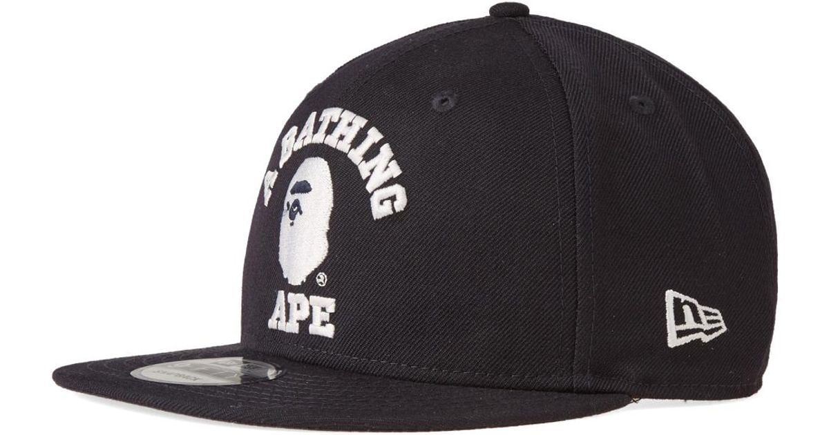 a bathing ape snapback