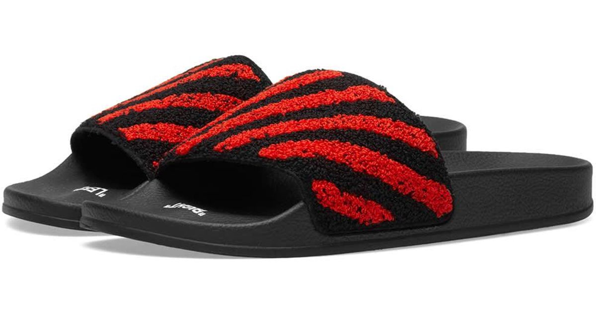 off white slides red