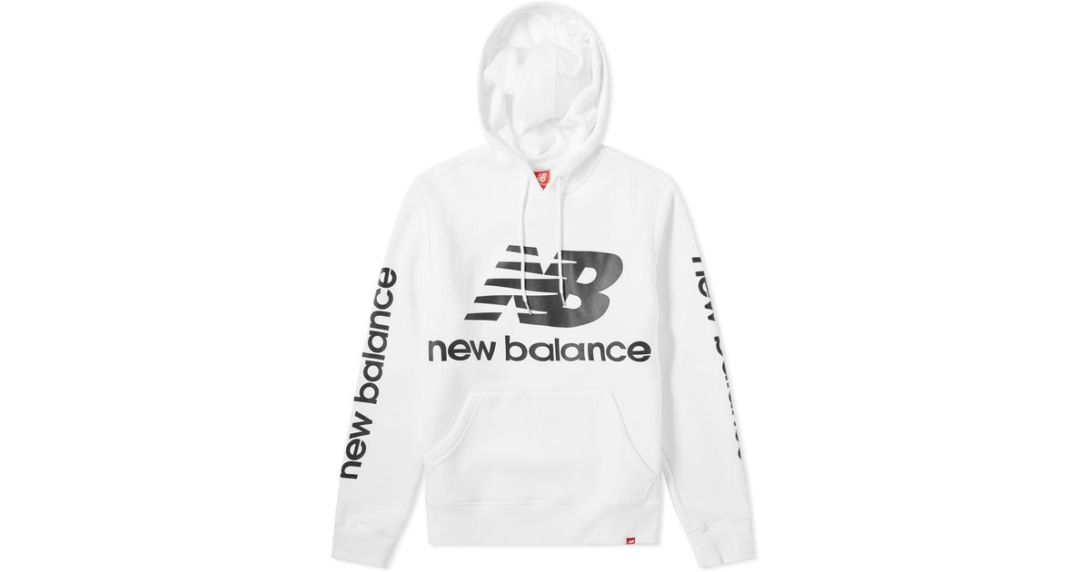 essentials nb logo hoodie